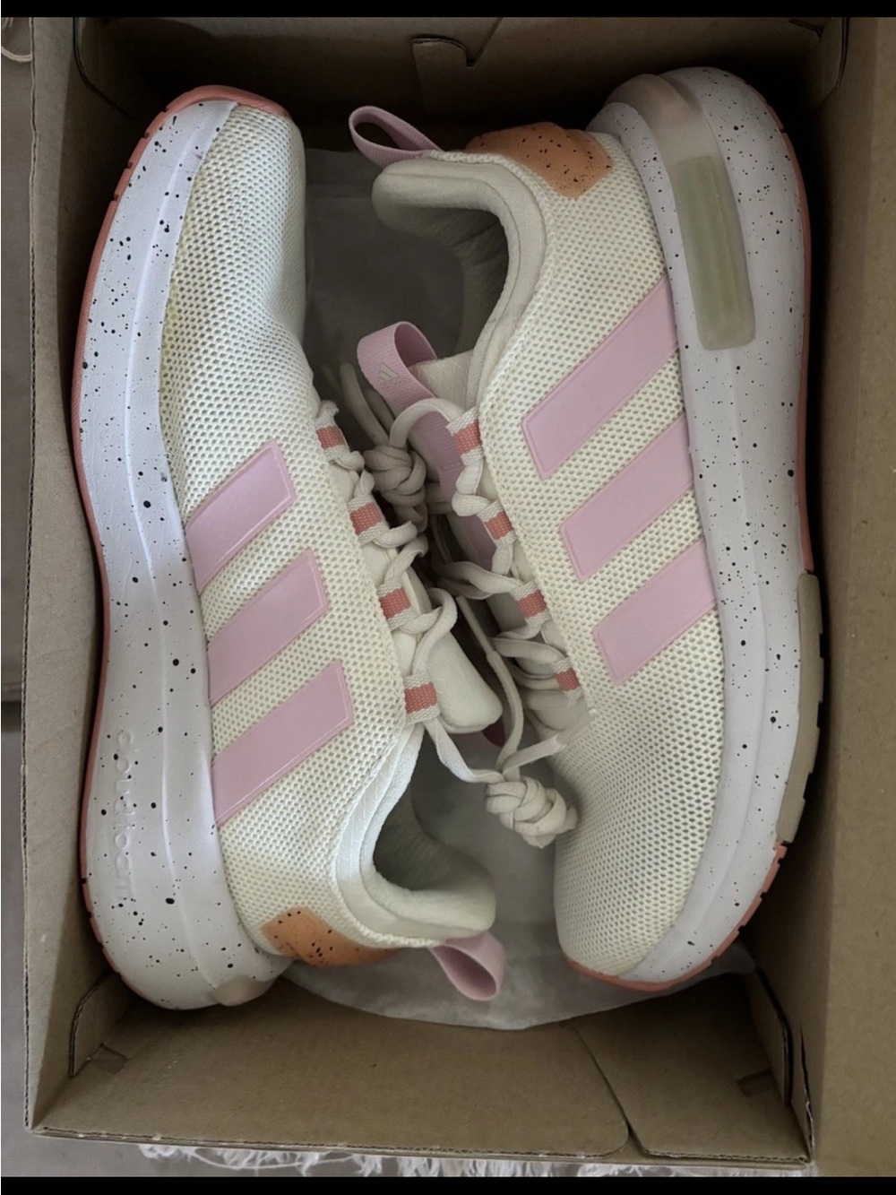 adidas Racer TR23 Women’s Sneakers Off White/Orchid Fusion Mesh IF0044